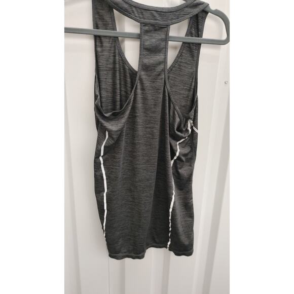 Reebok Tank Top Y Back Racerback Reflective Zipper Large - Picture 4 of 5